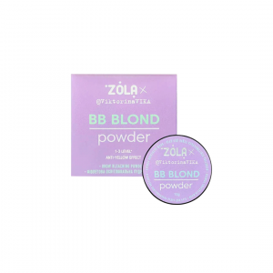BB Blond Powder ZOLA x Viktorina Vika – polvere schiarente viola per sopracciglia professionale