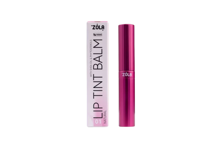 Zola Lip Tint Balm 02 Natural Peach – balsamo labbra color pesca idratante con effetto tinta naturale